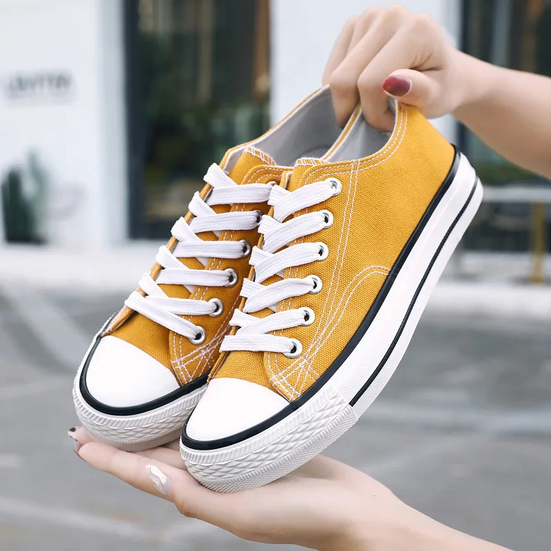 

TX trendy classic low top lace up all match male canvas sneakers casual flat designer shoes famous brands 2021 for men, Color matching