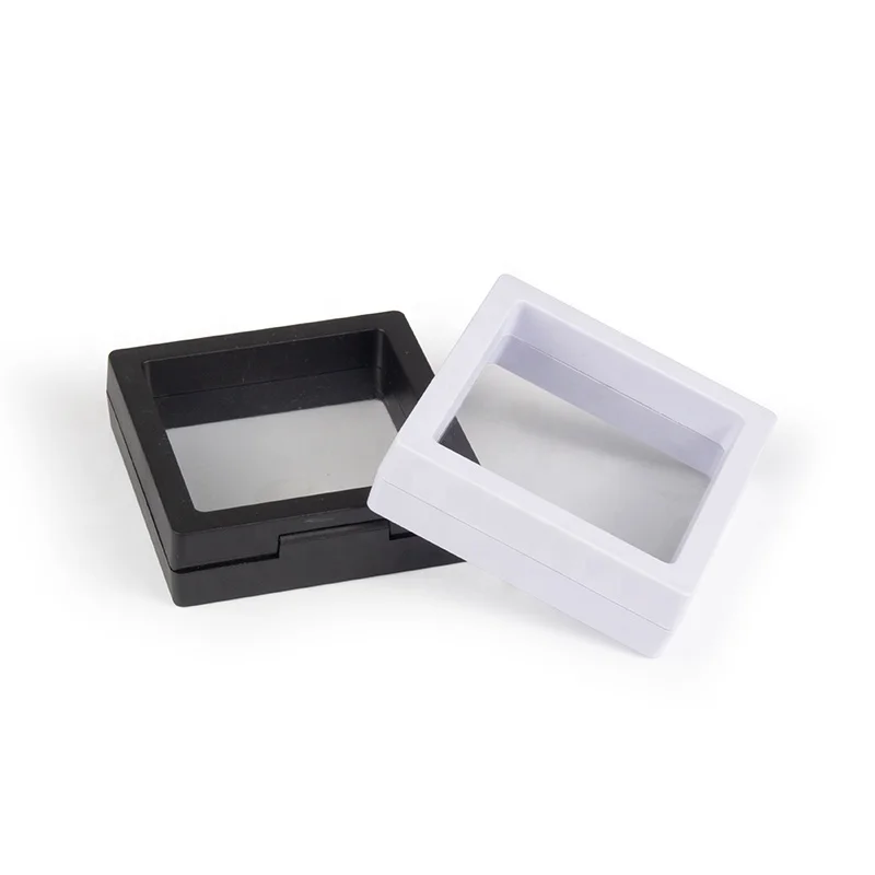 

7*7*2cm jewellery display box 3d floating jewelry frame