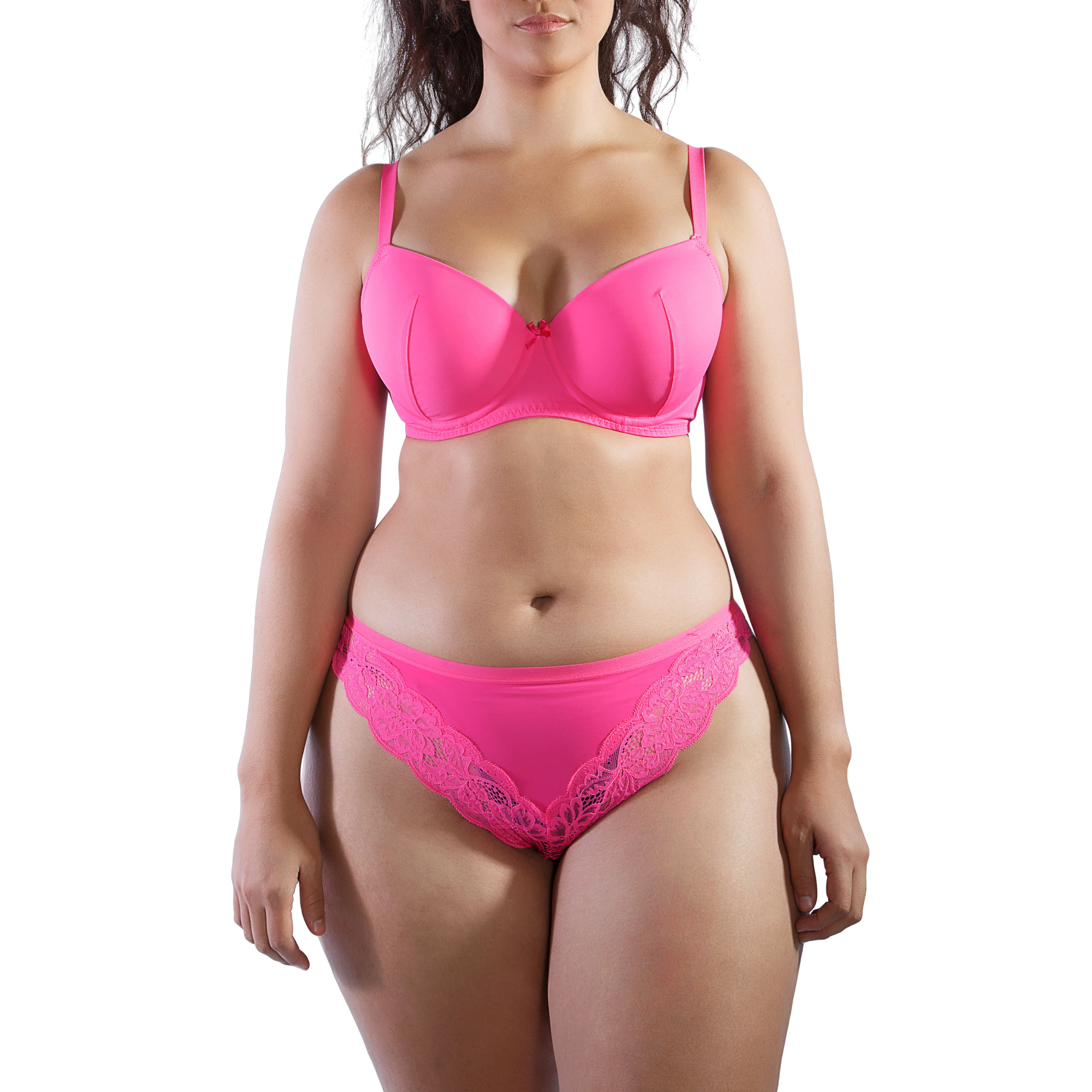 

woman plus size bra and panty sets big cup size lace bikini woman solid color plus size padded bra and underwear bra brief set