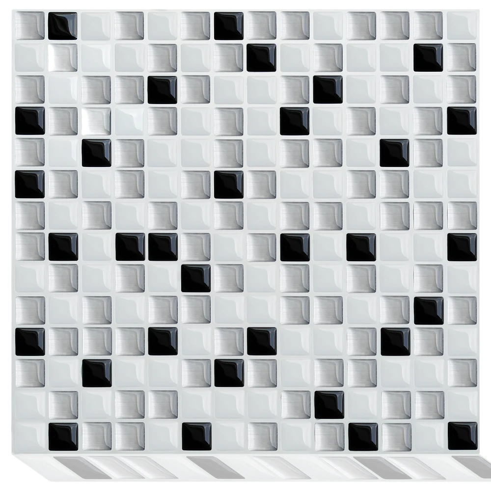 

Self Adhesive Mosaic Wall Tile DIY Kitchen Bathroom backsplash Peel and Stick