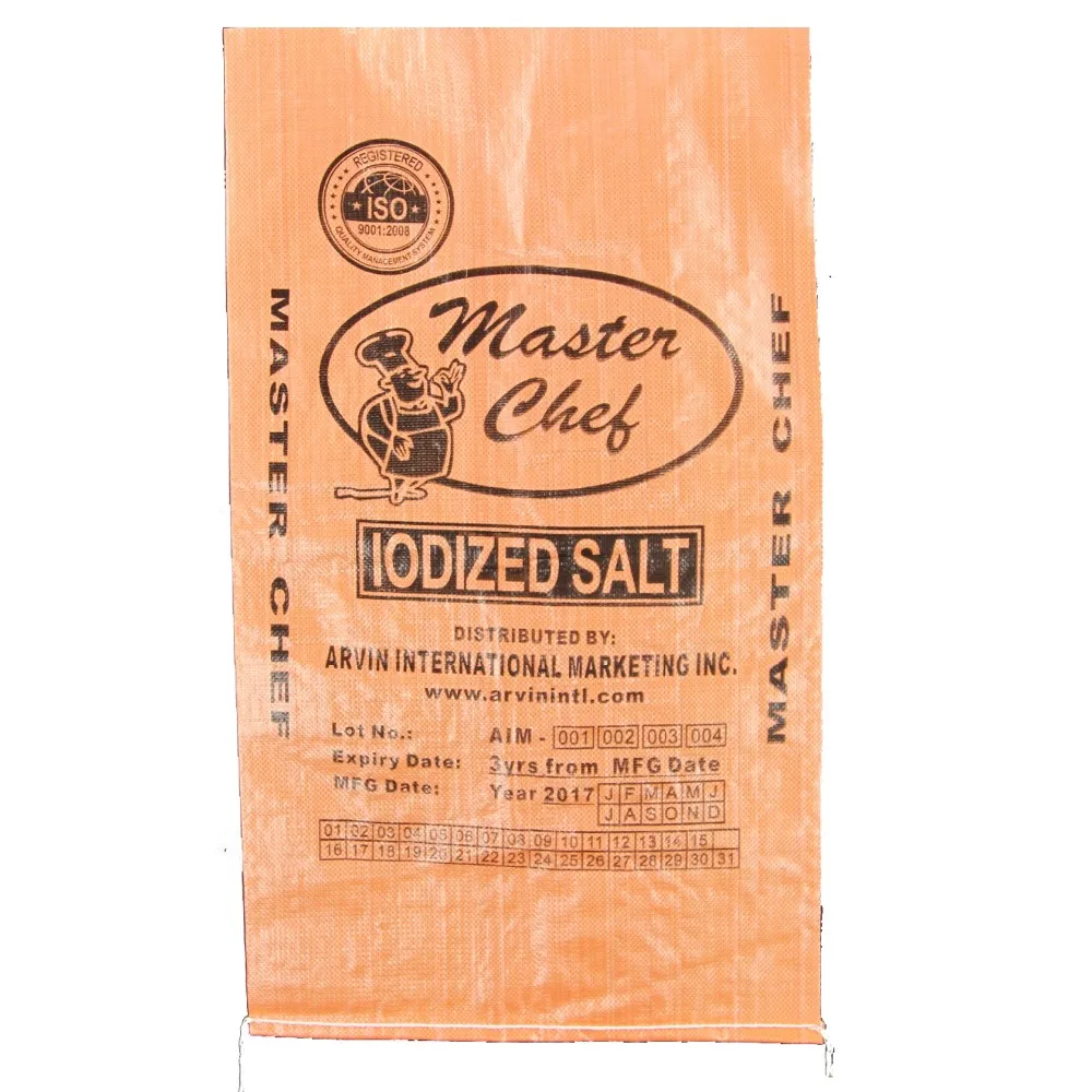 
Salt bag/salt sack of pp woven bag/sack salt packaging 