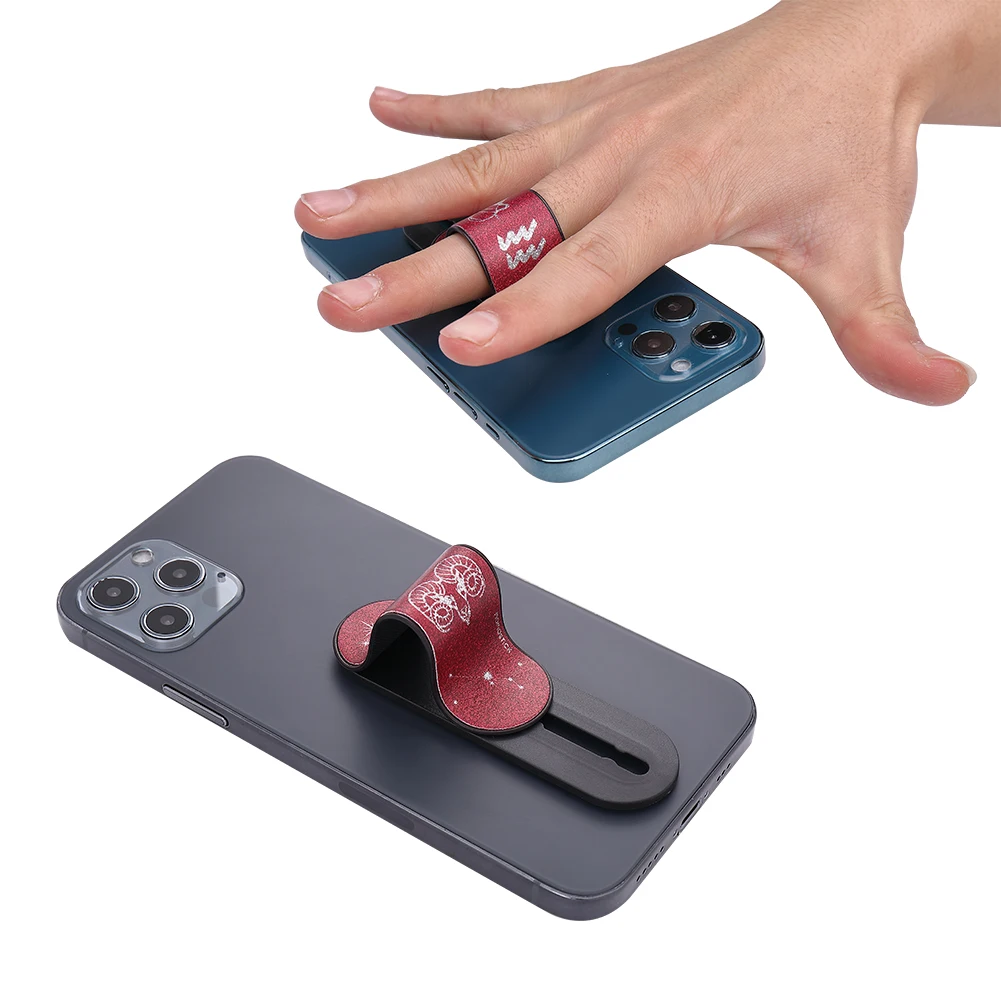 

Wholesale Silicone Finger Grip Cell Phone Holder Universal Push-full Mobile Phone Stand