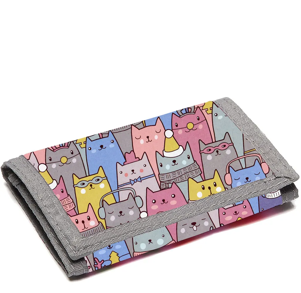 

New Design Customized DIY cute dog image small coin zipper kid children purses wallet