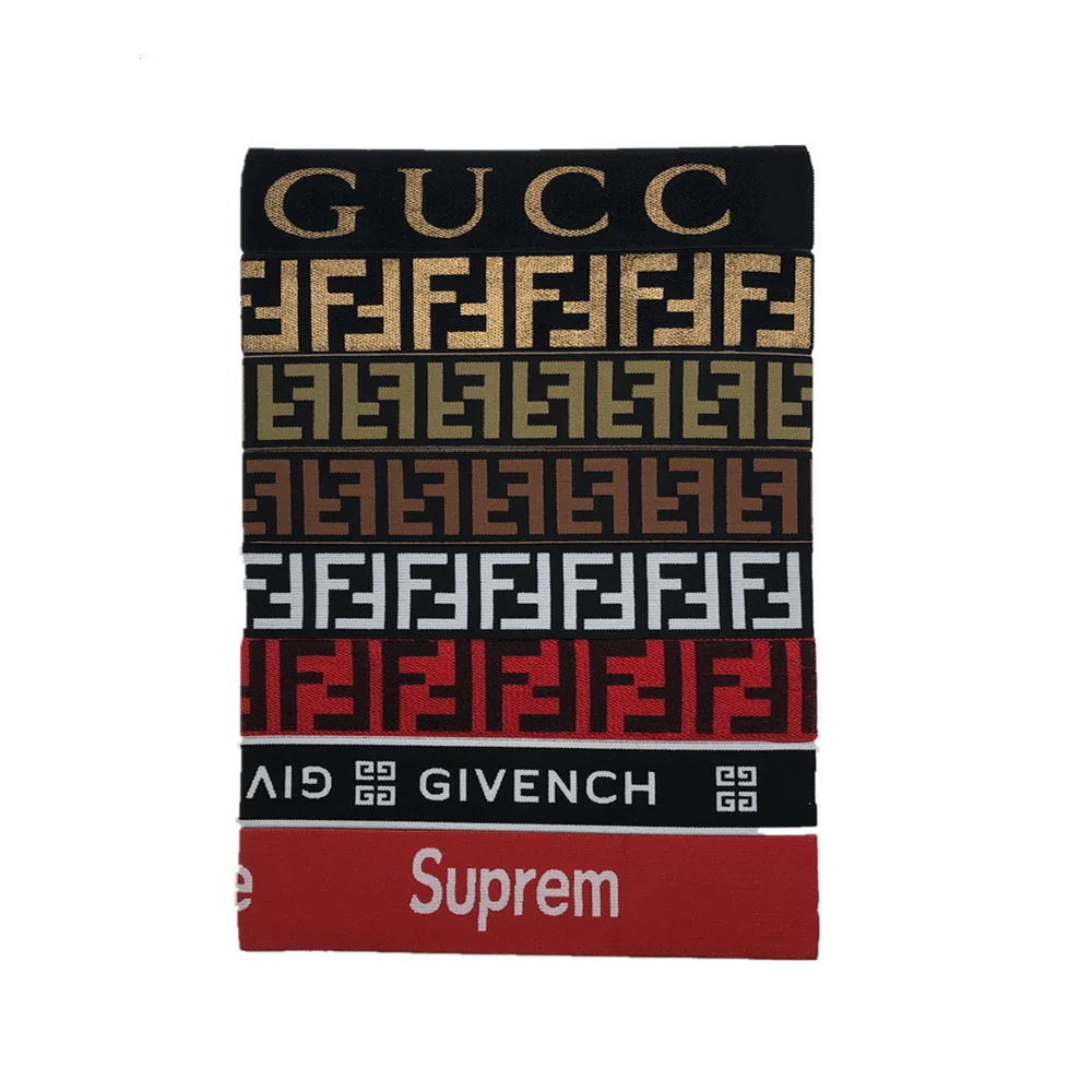 
Wholesale Custom logo jacquard elastic adjustable durag hairband wave cap Nylon sports Yoga designer Headbands 