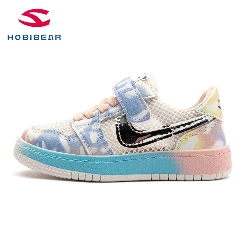 

Hobibear 2021 Outdoor Street Style Sneaker Kids Running Sneaker for Girls Casual Shoes Kid School Children Fashion Shoes, Black/pink/blue