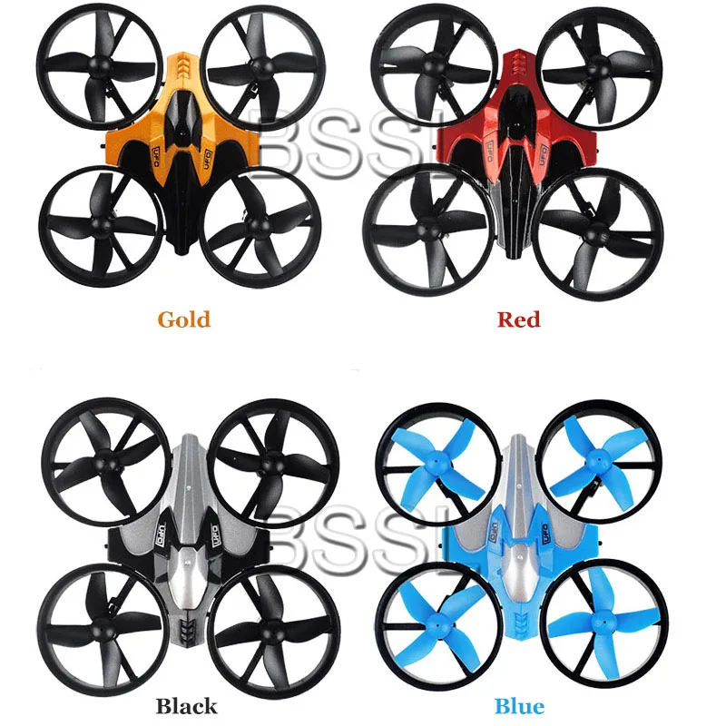 

H36 Mini Drone RC Drone Quadcopters Headless Mode One Key Return Helicopter VS JJRC H20 Pocket remote control Drone Toys, Gold/red/black/blue
