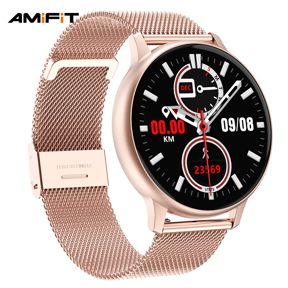 

reloj inteligente dt88 dt 88 pro round dial stainless steel smartwatch for ladies