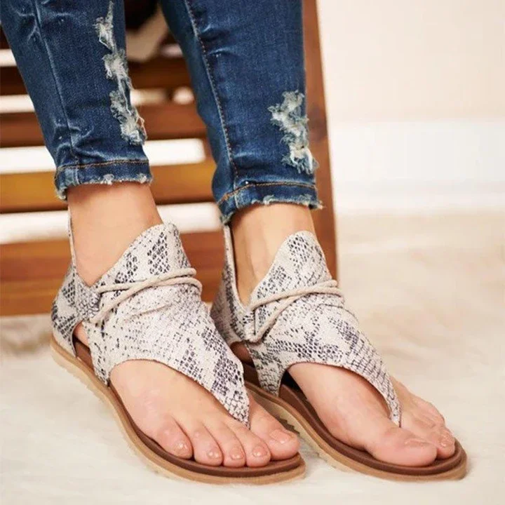 womens leopard print gladiator sandals