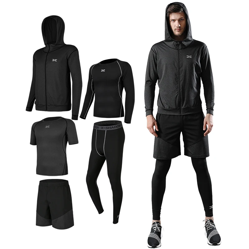 
Wholesale Men Running Fitness Clothing Sportswear Gym Sports Wear Training Suit 