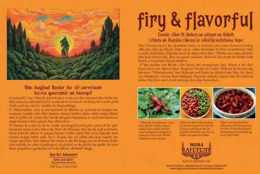Fusion dishes featuring chiles de Mexico