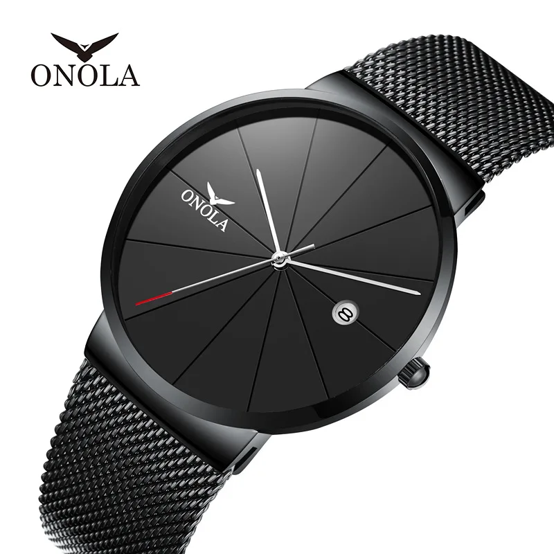 

2021ONOLA Simple Thin Mens Water Resistant Designer Fashion Quartz Watch