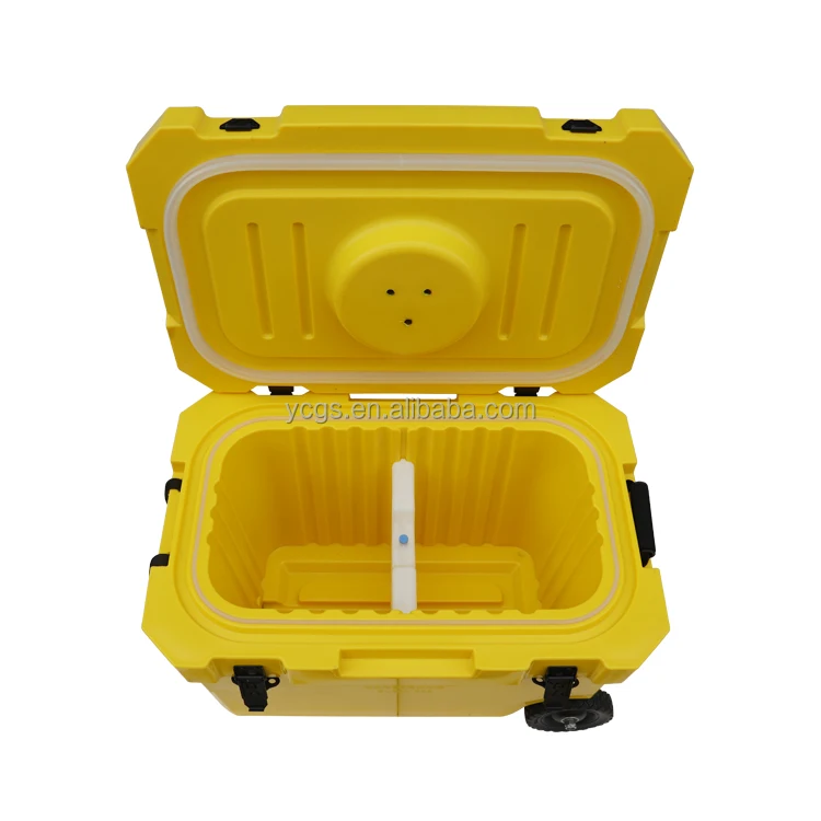 

Outdoor camping portable cooler box with wheels, Customized color