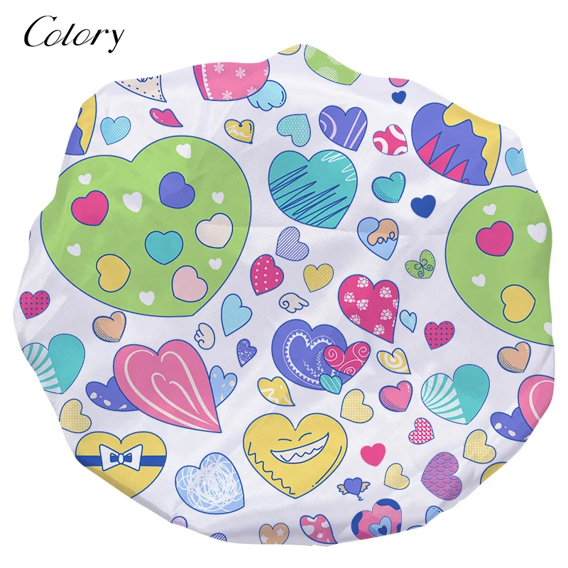 

Colory Bear Ruffle Satin Durag Bonnet, Customized color