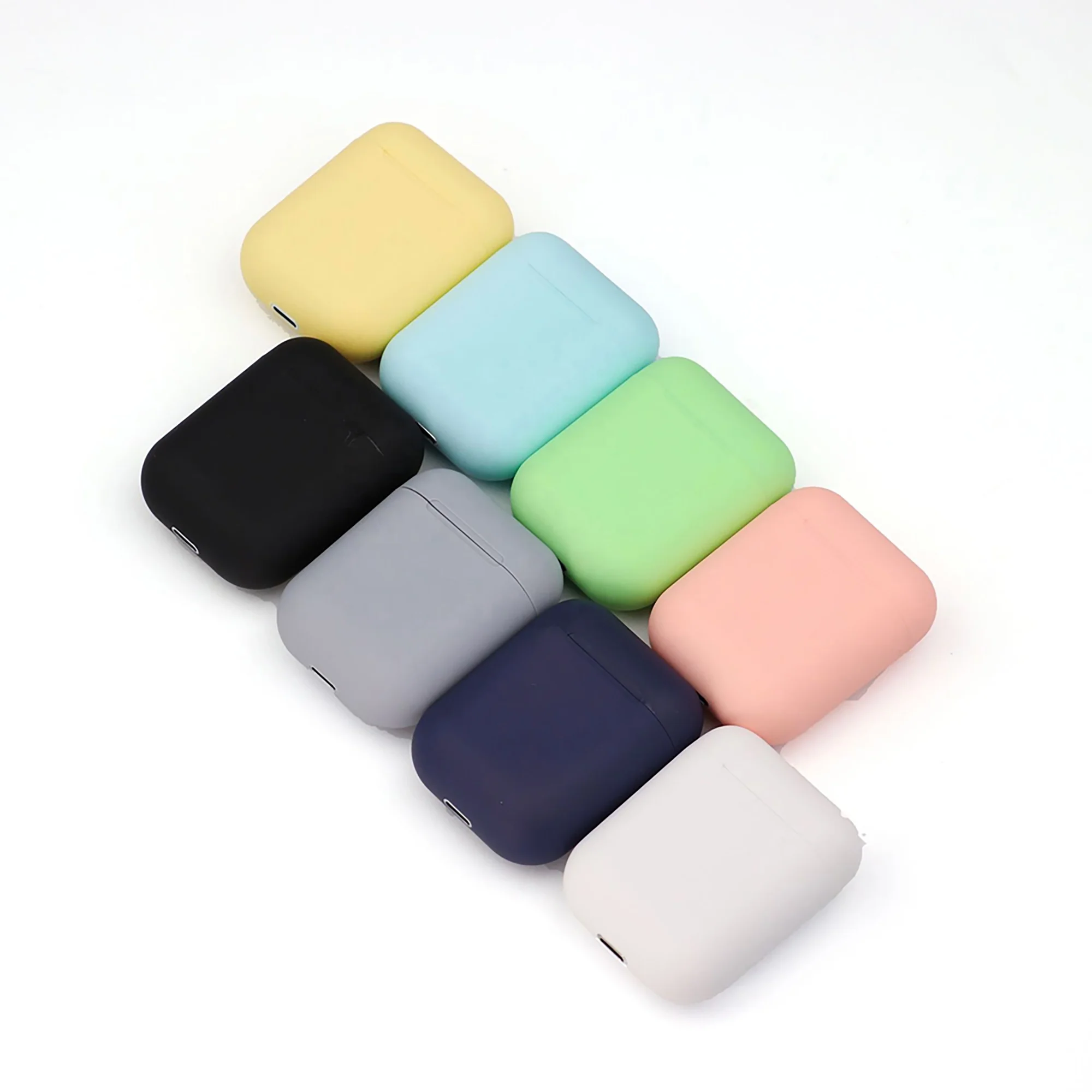 

Frosted Macarons Inpods 12 Touch Control Wireless Blue tooth Bilateral Stereo Hifi Sound Quality Headset Pk i12 inpods