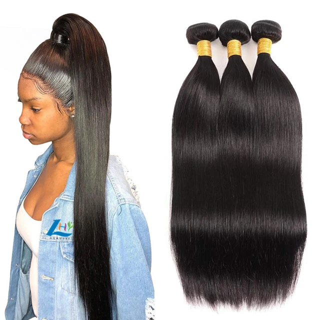 

10A 12A grade hair vendors, wholesale mink virgin Brazilian human hair extension straight 3 bundles with closure and frontal