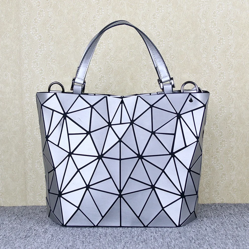 

Wholesale Custom Holographic luminous messenger bag Geometric Sling Crossbody