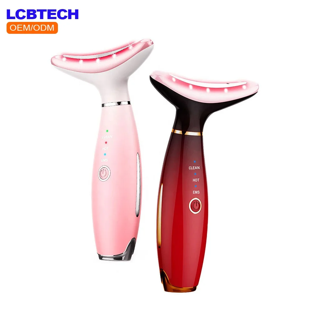 

Portable Beauty Tools Skin Care Anti-wrinkle Face Massager Neck Tightening LED Light Therapy Device Massager