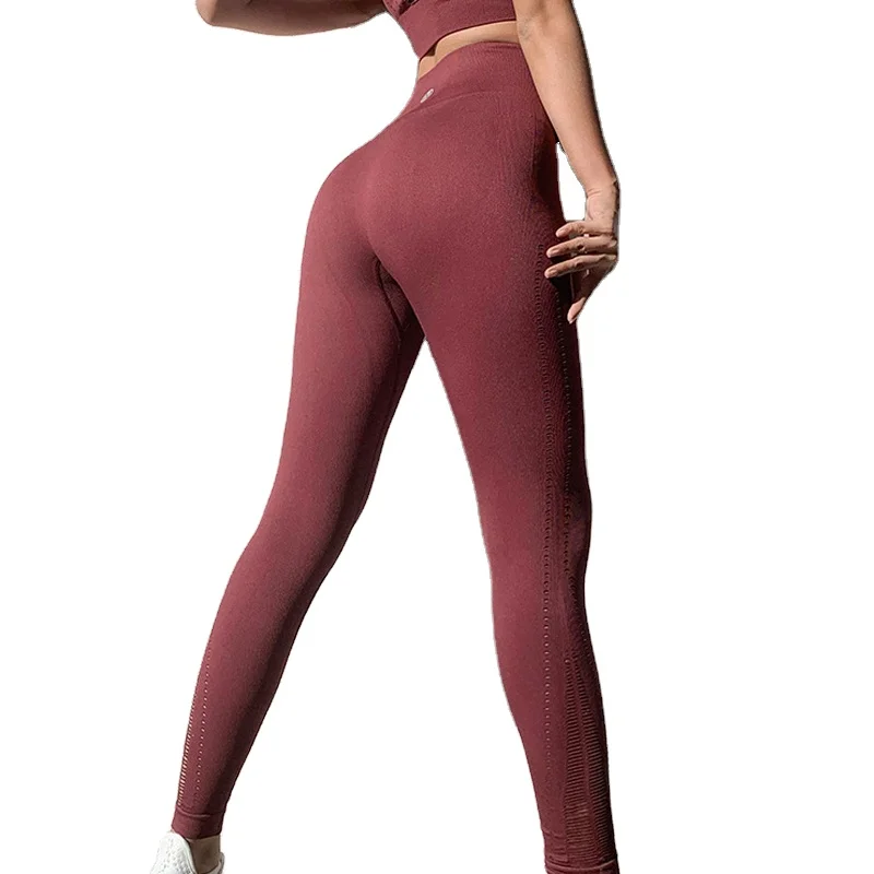 

Solid color sport pants women running workout fitness leggings push up tights