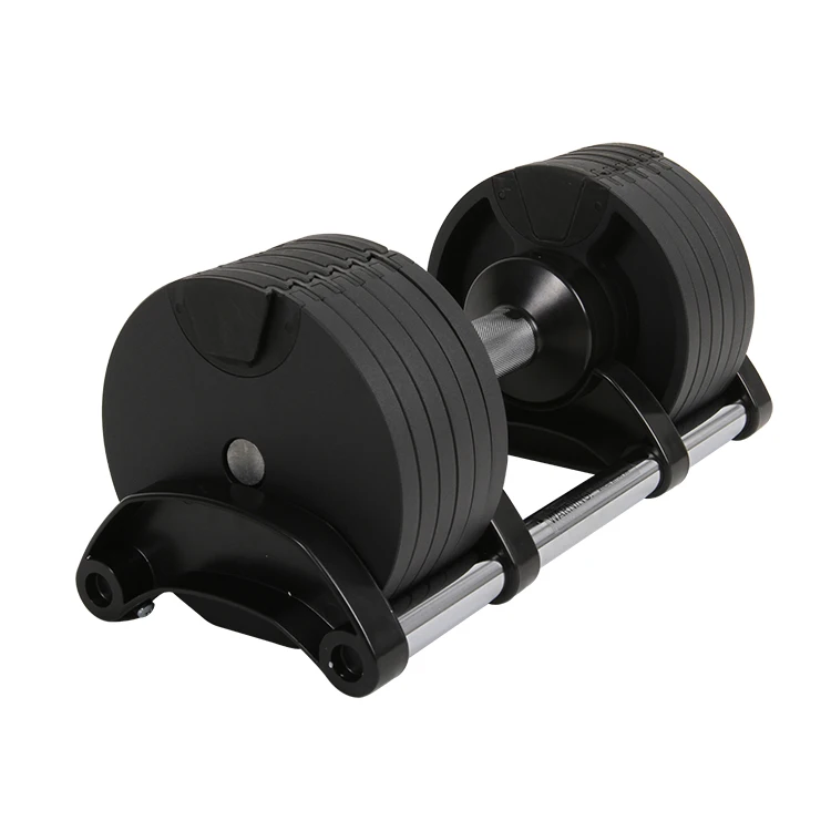 

Home gym adjustable dumbbells can switch weight automatically in one second. Adjustable dumbbells, Red/yellow/blue/purple