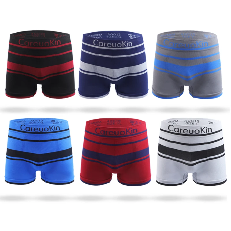 

UOKIN fashion stretch mans sexy boxer seamless pump underwear for briefs men, 6 colors