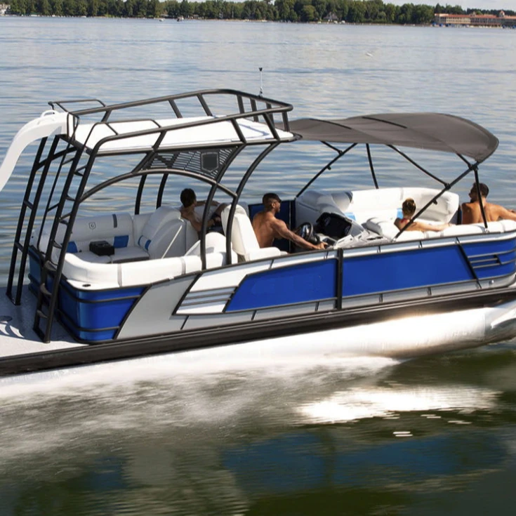 
America design 10.3 m 33ft huge aluminum 12 person pontoon boat 