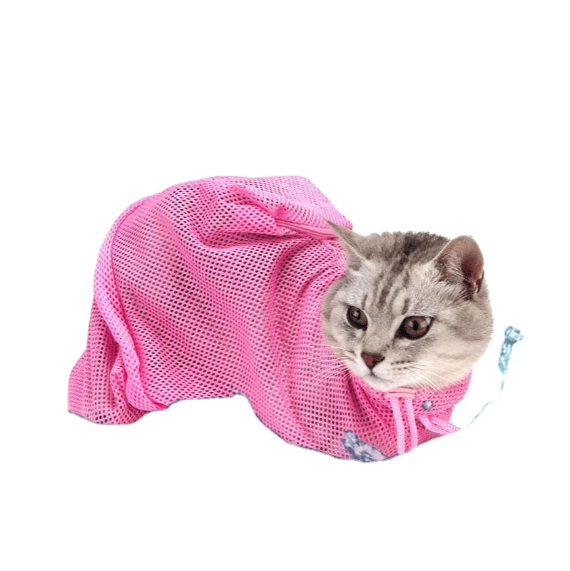 

Multi-functional cat wash bag cat shower bag scratch-proof cat fixed bag