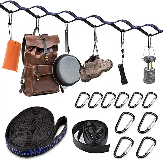 

Can be customized outdoor mountaineering camping rope durable storage adjustable clothesline, Customized color