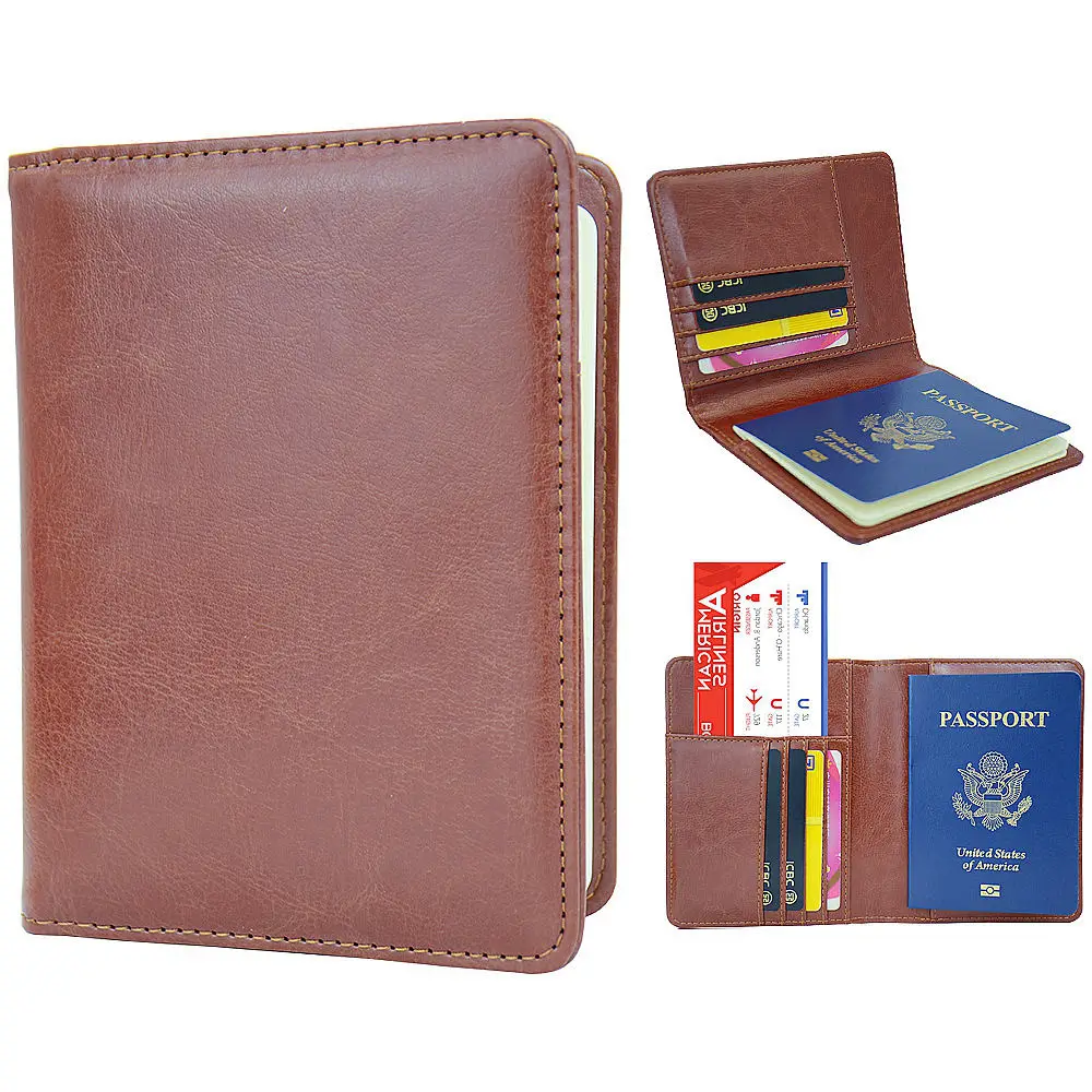 

Wholesale trending products 2022 new arrivals Travel Document Organizer Wallet Pu Leather Case Holder Blank Passport Cover, 11 kinds color can choice