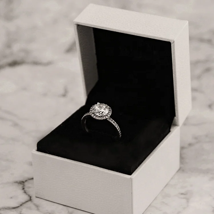 

925 sterling silver charm the big bright Tear Ring for Pandora big diamond engagement ring