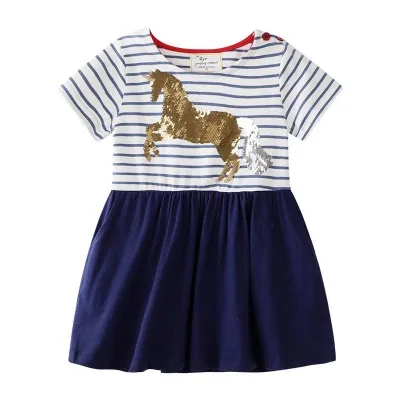 

New Children's Clothing Children's Skirt Summer Girl Dress Short Sleeve Baby Girls Dresses Kid Dress Party Girls