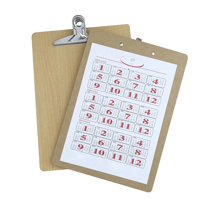 High Quality Wood Clipboard 9x12.5 Inches Standard Letter Size