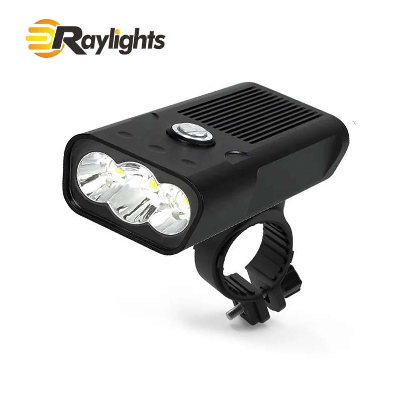 

New Bicycle Headlight with CE/ROHS Certificate USB Rechargeable Led Bike Light Set Bike Lamp Set, Black