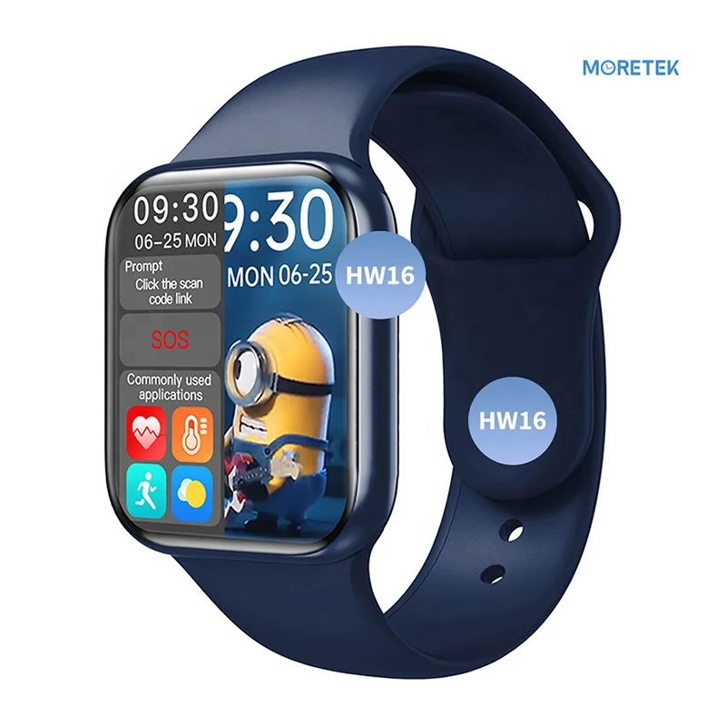 

HW16 Couple Classic Silicone Sport Case Fitness Bracelet Mobile HW16 Smart Watch