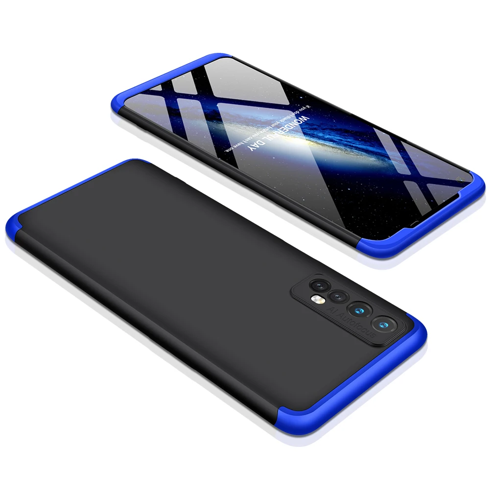 

Customized women mobile cover phone case for realme 7 with hard PC material and smoothly touching, Black,red,blue,gold,red black,blue black,gold black,silver black