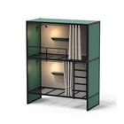 Hotel and hostel capsule space bed pod hotel double bed furniture adult loft bunk bed for hostel and hotel