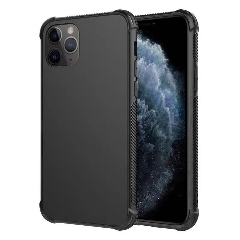 

13pro Four-corner Anti-fall Mobile Phone Case Sam Sung S21 Glue Two-in-one Material, Picture shows