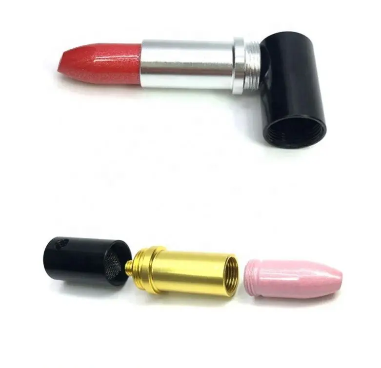 

Hot Sale Length 74MM Metal Aluminum Lipstick Pipe Filter Cigarette Holder, Picture