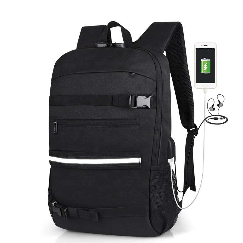 

New street sport skateboard boy oxygen packing bag backpack