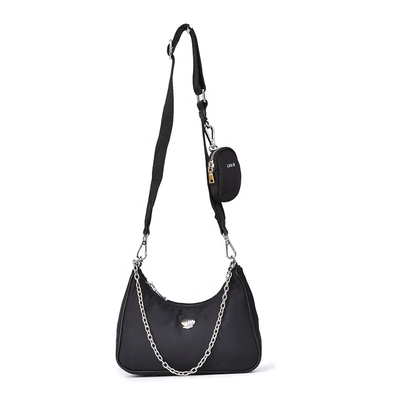 

Oxford cloth shoulder strap single crossbody chest bag with small bag ladies bag
