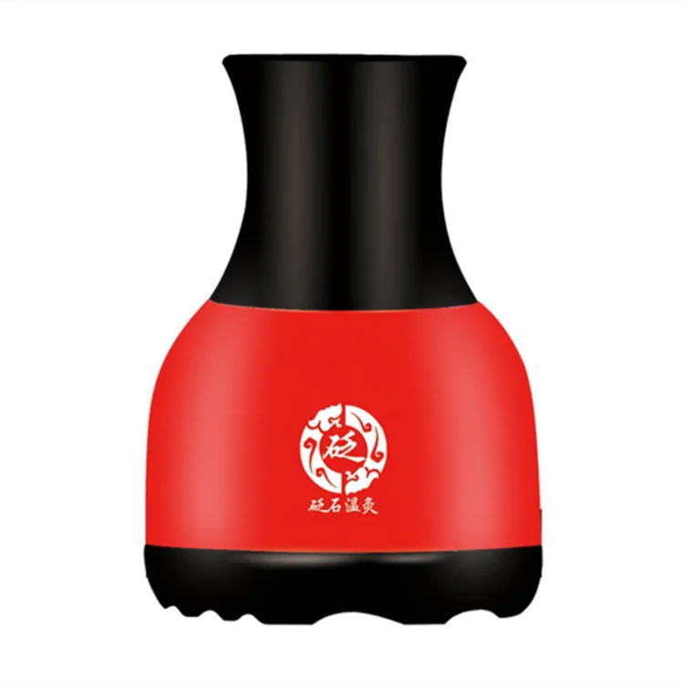 

Portable therapy massage cups set electric cupping machine as body massage tools Electric Massage Guasha, Red