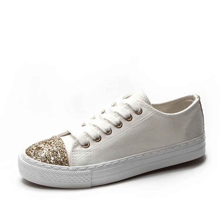 

Wholesale Custom Logo Platform Women Casual White Sneakers Sports Low-top Rubber Running Shoes, 4 colors as pictures