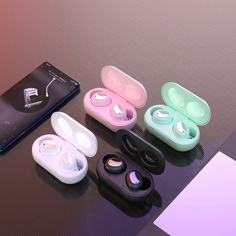 

2021 Amazon Top Seller True Wireless Earbuds Fast Pairing Soundbuds Sport Bluetooth Bt5.0 V5 0 V5 True Wireless Stereo Earbuds, White, black, pink, green, yellow