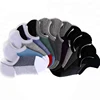 100% Cotton Solid Color mens Silicon Grip no show socks,Invisible Socks