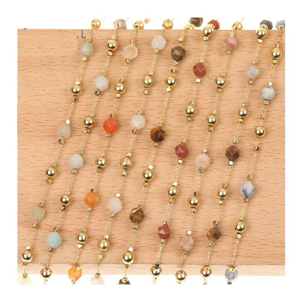 

Jewelry Accessories Cordial Design Jewelry Accessories Copper Chain Natural Crystal Stone Hand Made DIY Chains Making Necklace