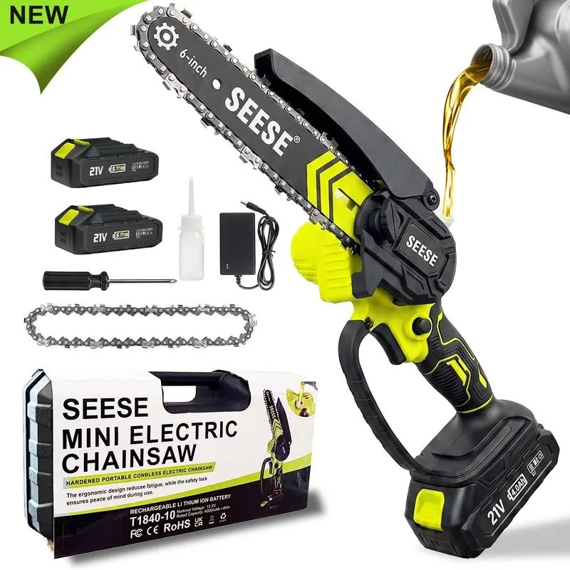 SEESE 6-Inch Mini Chainsaw Kit