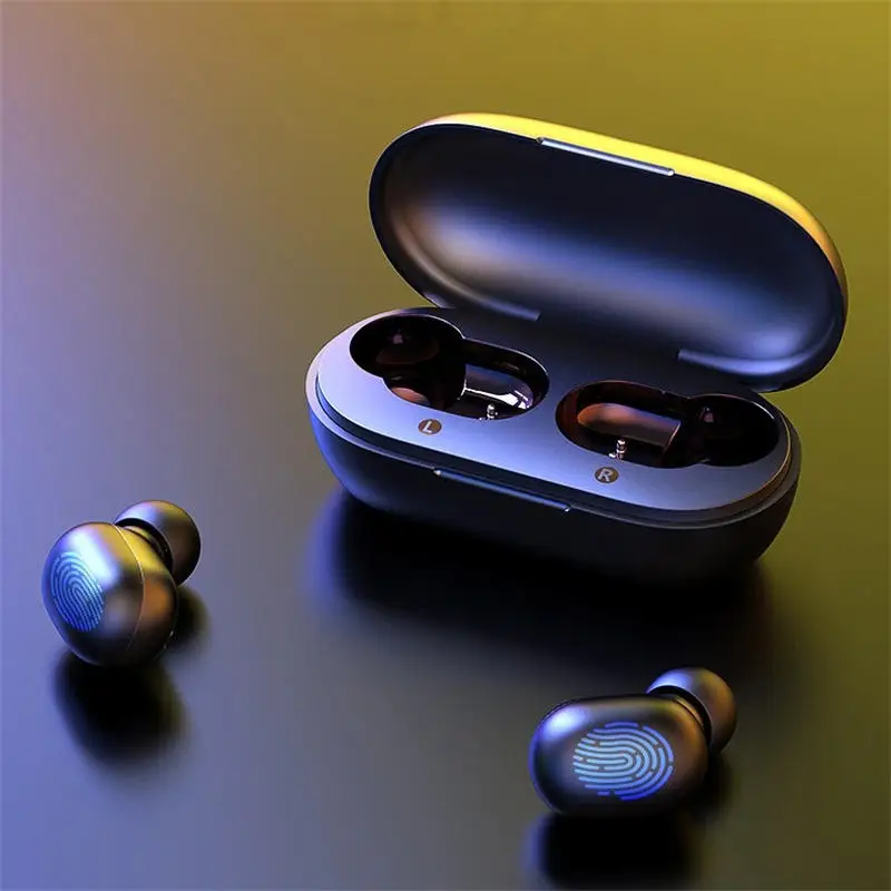 

Xiaomi Haylou GT1 TWS Touch Control Wireless Earphones Mini Waterproof Noise Canceling Headphones, Black and white