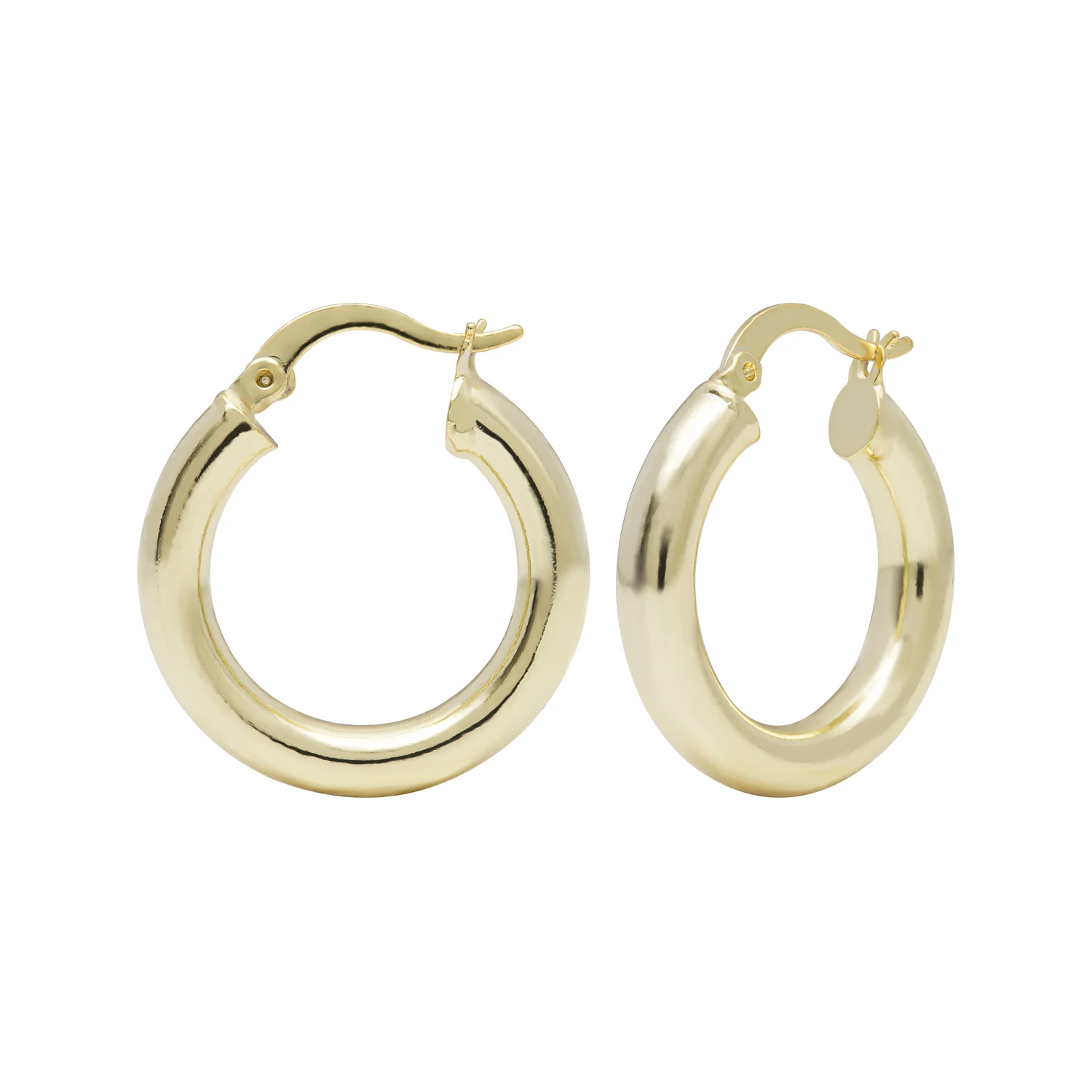 

Trendy Jewelry Simple Design Earrings Gold Plated Personality Large Circle Earrings
