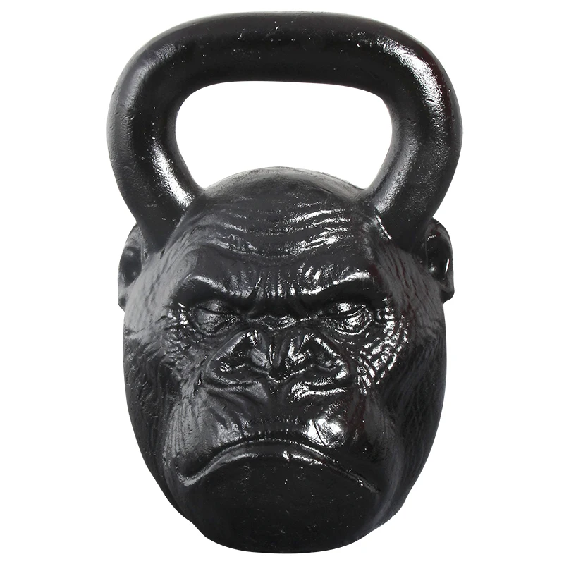 

Real New Arrival Fitness Monkey Cast Iron Kettlebell Competition Kettlebell For Gym Fitness Equipment, Optional