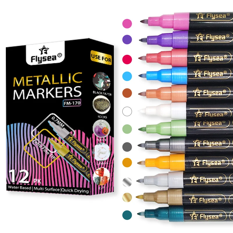 

Art Writing Water Based Markers Metallic Markers Paints Pefor Photo Album Gift Card DIY Craft Kids