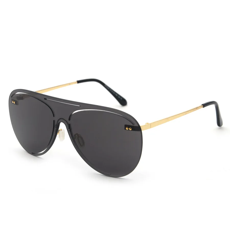 

SKYWAY European And American New Vintage Big Frame Sun Glasses Oversized One Piece Lens Sunglasses